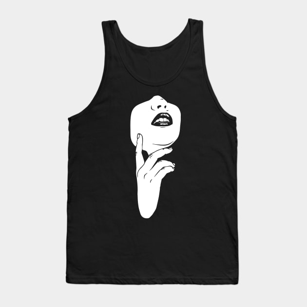 Floating In The Darkness Tank Top by astronaut